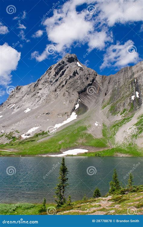 Scenic Mountain Views Kananaskis Country Alberta Canada Stock Photo