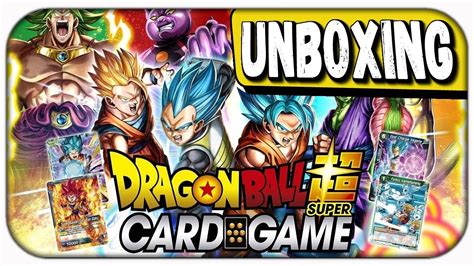 Unboxing Dragon Ball Super Card Game Sorteio Deck Inicial Youtube