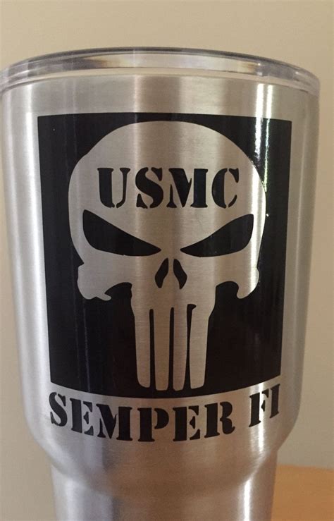 Usmc Punisher Decal Usmc Usmc Love Marine Corps