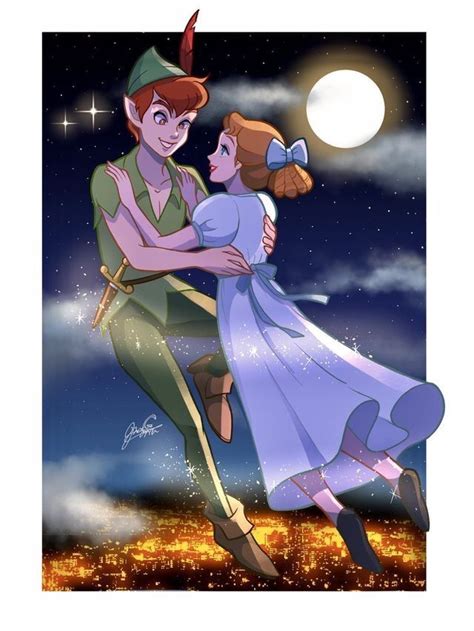 Wendy Peter Pan Peter Pan Art Peter Pans Disney Princess Art Disney