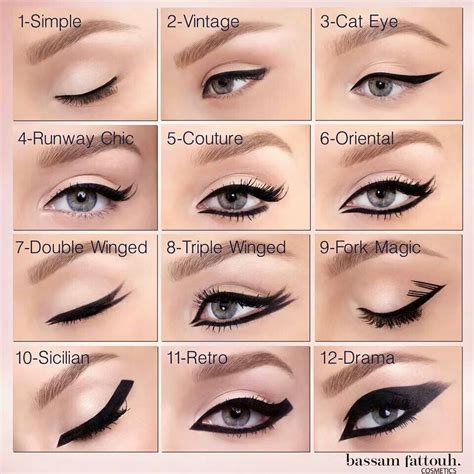 Eye Liner Styles Eyeliner Designs Different Eyeliner Looks How To