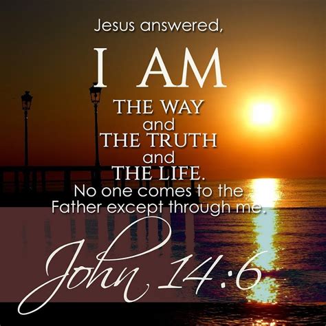 The Living — John 146 Niv Jesus Answered I Am The Way