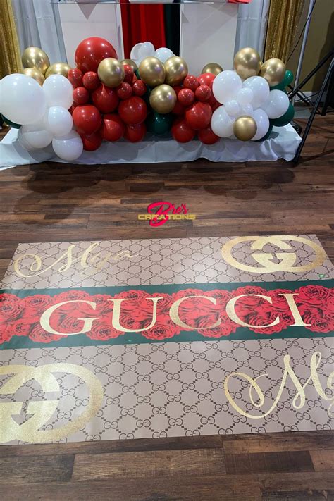 Gucci Inspired Birthday Party Ideas Photo 2 Of 10 Catch My Party