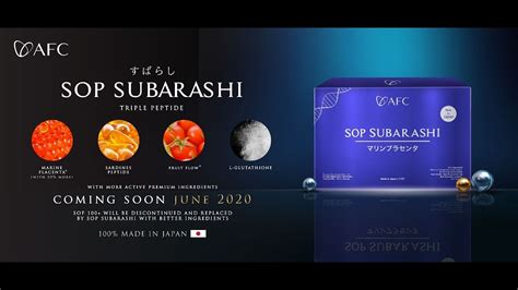 Sop (variety show) in the philippines. SOP SUBARASHI | Pengganti SOP100+ | New Produk AFC ...