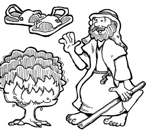 Moses And The Burning Bush Printable Activities