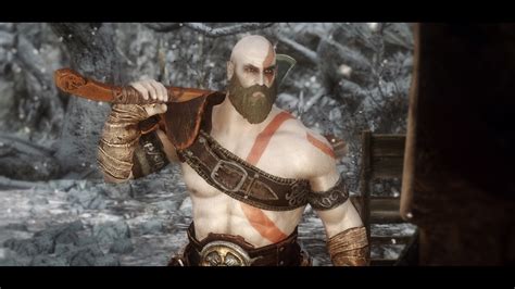 Pc Skyrim God Of War Mod Released Allows You To Play As Kratos From