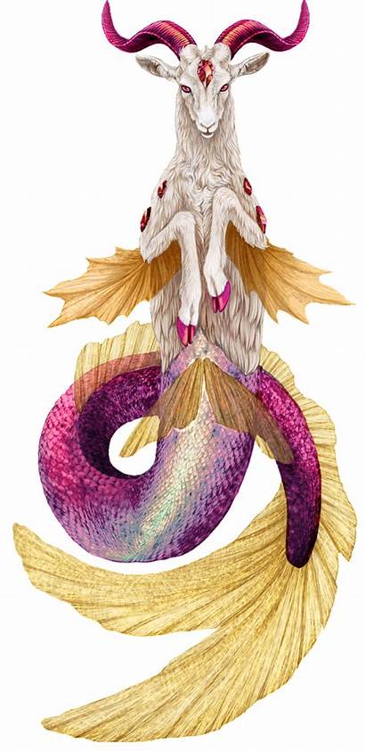 Capricorn Tattoo Zodiac Mermaid Goat Tattoos Pretty