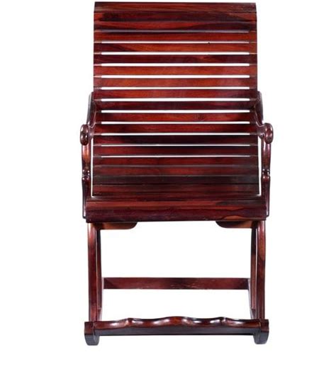 Buy Acklom Solid Wood Rocking Chair In Honey Oak Finish Amberville By