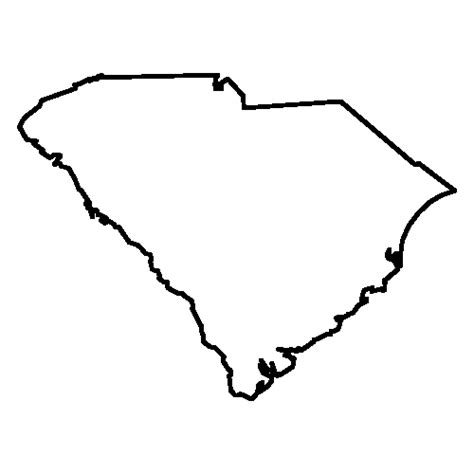 South Carolina North Carolina Us State Map Clip Art Others Png