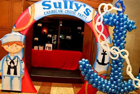 Nauticalcruise Ship Birthday Party Ideas Photo 2 Of 84 Catch My Party