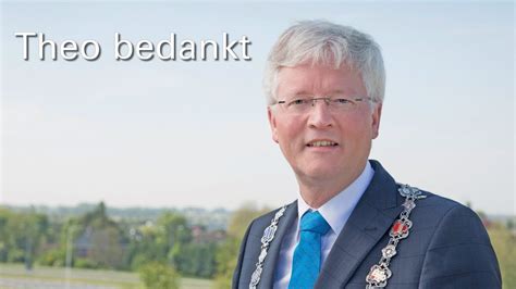 Afscheidsfilm Burgemeester Weterings Theo Bedankt Youtube