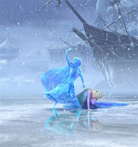 Anna Ice Statue Frozen Behind Elsa Frozen Disney Movie Disney Frozen