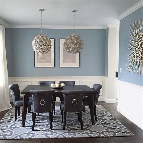 Benjamin Moore Nimbus Grey Paint Color Scheme Dining Room Dining Room