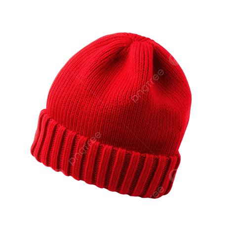 Red Beany Hat Toque Caps Toque Beanie Cap Png Transparent Image And