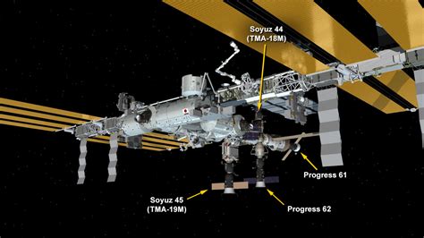 Spaceship Takes Out Trash Before One Year Crew Goes Home Space Station