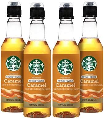 Starbucks Naturally Flavored Coffee Syrup Caramel Pack Of Pricepulse