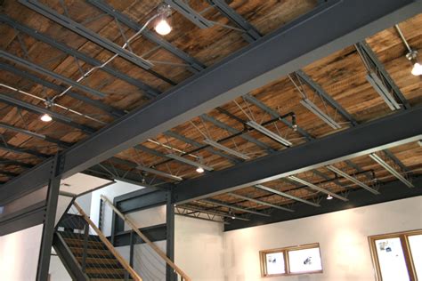 Find this pin and more on coffee shop by linda siwy. Wood + Steel Floor System 3030 EcoSteel House