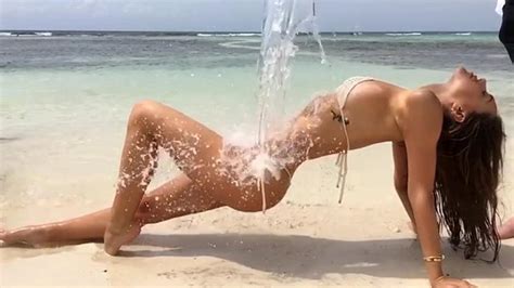 Alexis Ren Poses Topless For Sports Illustrated Scandal Planet