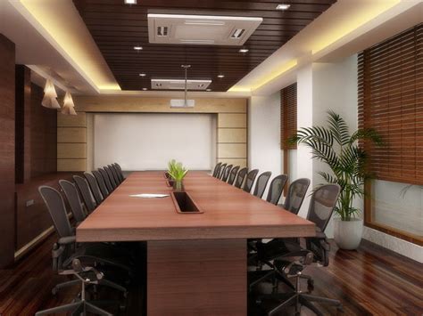3d Visualization Meeting Room Interior Design Concept