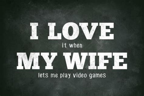 I Love When My Wife Lets Me Play Video Games Funny Poster 24x36 Inch Ebay