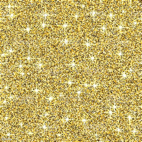 Gold Shine Glitter Vector Background Yellow Sparkle Abstract Seamless