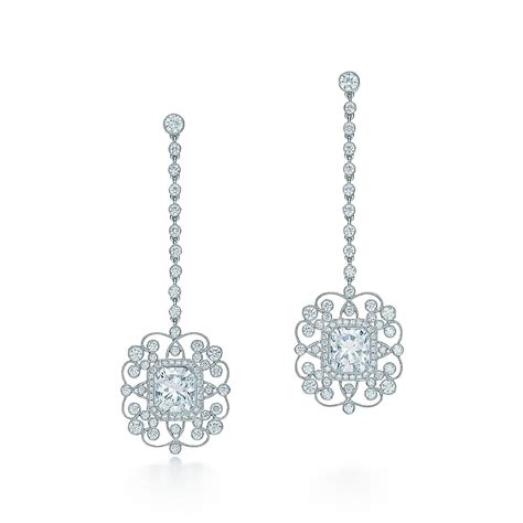 Lucida® Diamond Earrings In Platinum Tiffany And Co