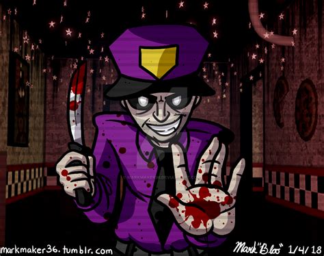 William Afton The Purple Guy By Markmaker36 On Deviantart