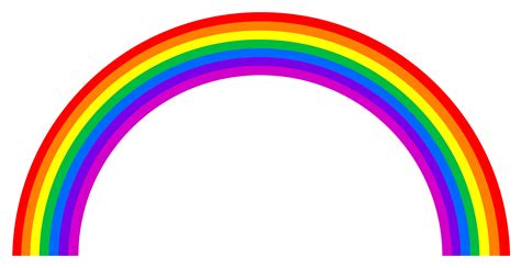Rainbow Arc Vector Free Clip Art