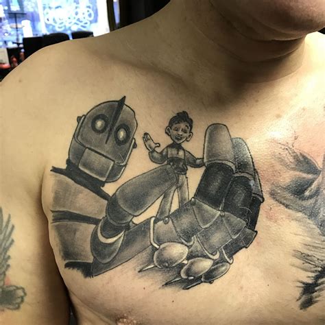 Introducing Iron Giant Tattoo Ideas To Show Off Your Personality