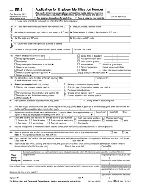 Ein Application Fill Out And Sign Online Dochub