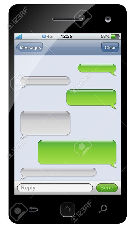 Texting With An Iphone Clipart 10 Free Cliparts Download Images On