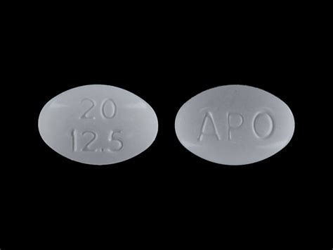 Pill Finder Apo White Elliptical Oval Medicine