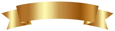 Gold Ribbon Banner Png Clip Art Library