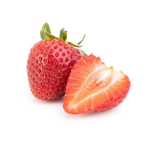 Premium Photo Fresh Strawberries On White Background