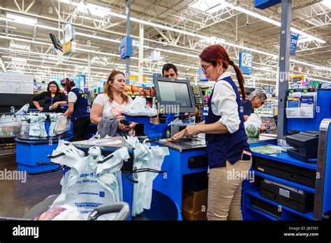 Miami Florida Westchester Walmart Store Shopping Cashier Job Plastic