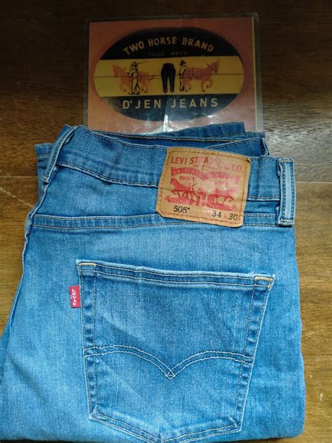 Levis 505 Stretch Mens Fashion Bottoms Jeans On Carousell