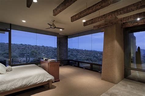 Modern Desert House Bedroom View Decoist
