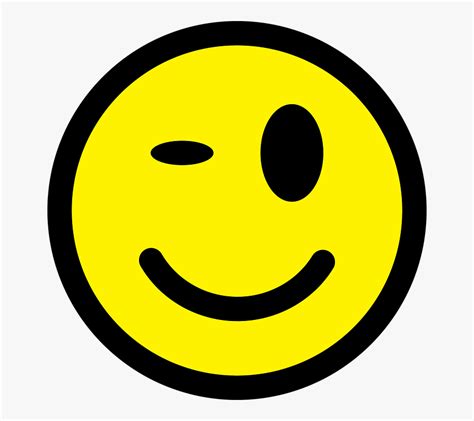Smiley Face Clip Art Winking Smile Emoji Dp For Whatsapp Free