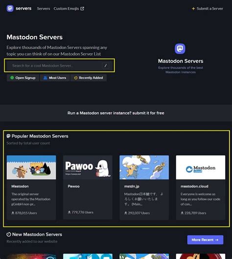 Mastodon Servers List Websites To Find A Server To Join