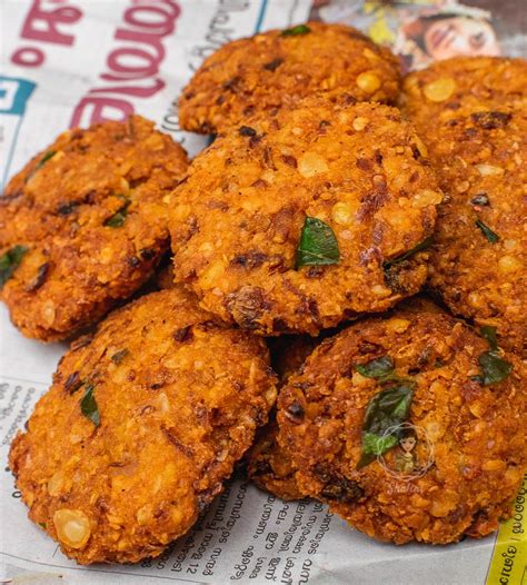 Parippu Vada Is Made Of Lentils And Spices And Is A Traditional Evening