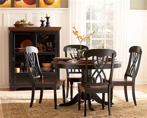 Ohana Black Round Dining Room Set From Homelegance Coleman Furniture
