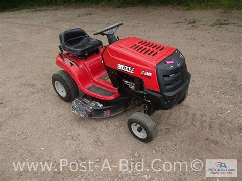 Huskee Lt3800 Lawn Tractor Wi Elsenpeter Auctions And Real Estate Inc