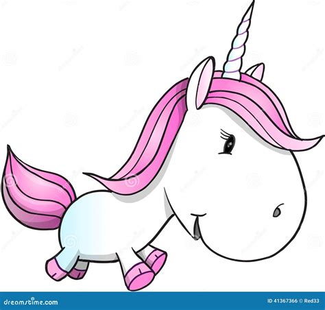 Unicorn Pony Vetora Illustration Bonito Ilustração Do Vetor