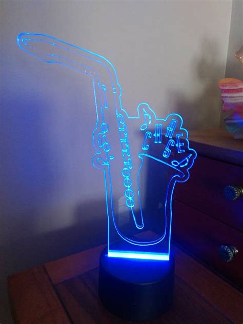 Saxophone Custom Led Light Etsy