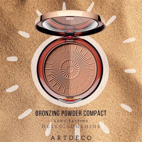Artdeco Bronzing Powder Compact Long Lasting Hello Sunshine Puder