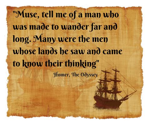 How To Quote The Odyssey It Is Equally Sing To Me Of The Man Muse