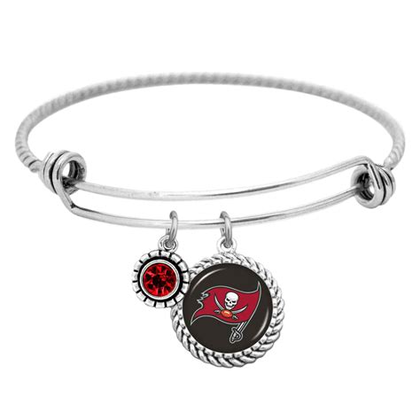 Tampa Bay Buccaneers Twist Bracelet Mint And Lily