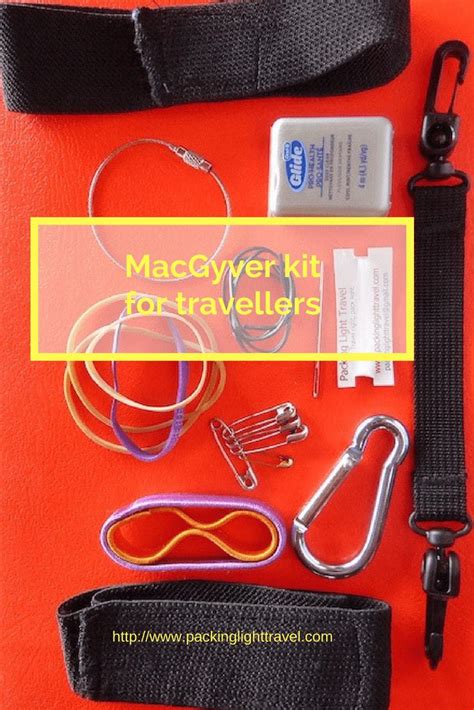 Macgyver Kit For Travellers Diy Travel Tools Fix Travel Gear