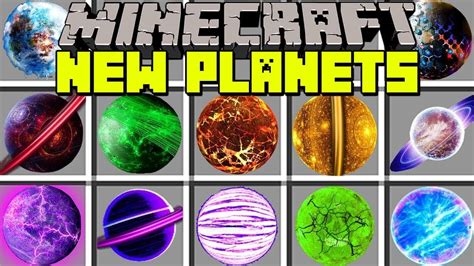 Minecraft New Planets Mod L Travel To New Planets In Space L Modded