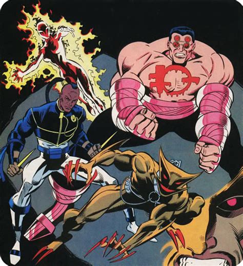 New Warriors Marvel Comics Team Profile 2 Growing Up Years